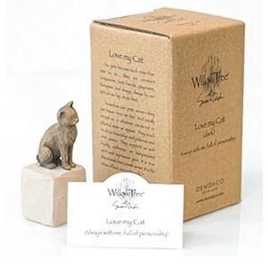 WILLOW TREE CAT FIGURINE - DARK